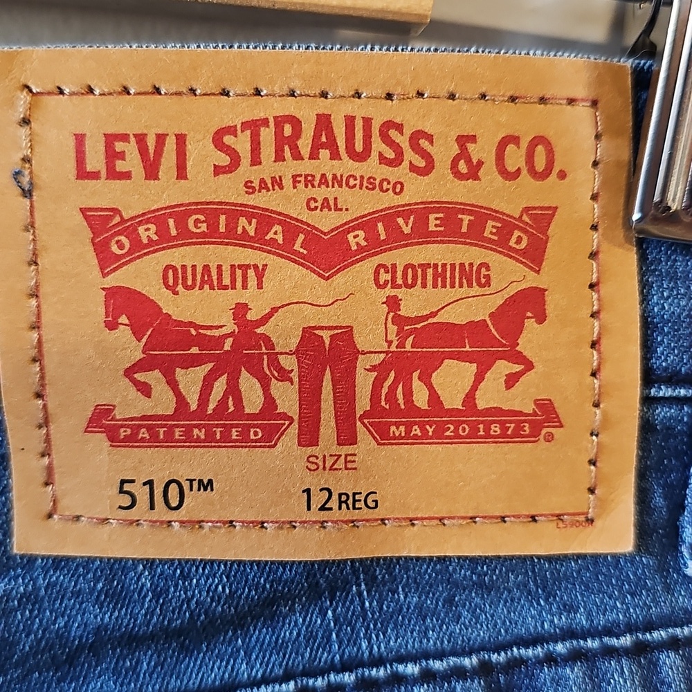 Levi's 510 27x26 Dark Blue Skinny Jeans - Picture 5 of 8